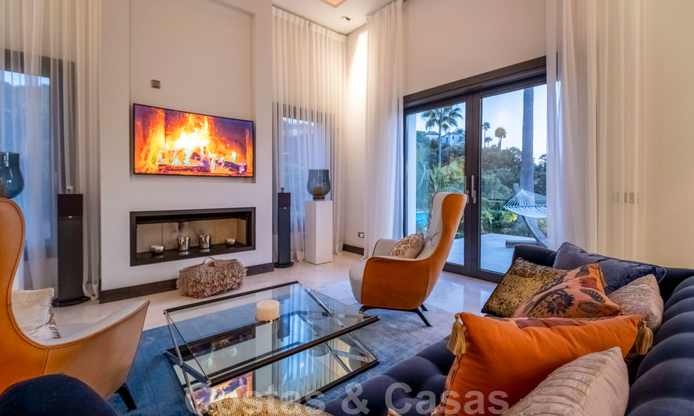 Eigentijdse luxevilla te koop in eerstelijns golf met een prachtig uitzicht in het exclusieve La Zagaleta Golfresort, Benahavis - Marbella 38677