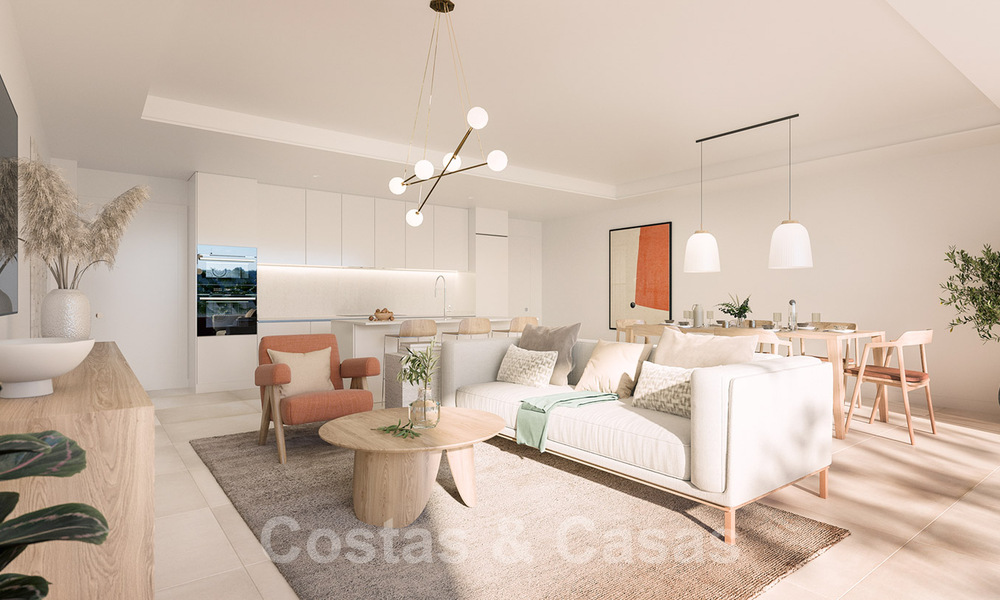 Nieuw project met luxewoningen te koop, eerstelijns golf in Mijas, Costa del Sol 38726