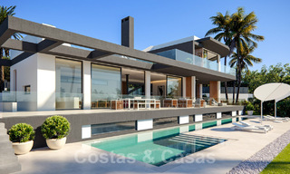Spectaculaire, gloednieuwe designvilla met groendak te koop op de Golden Mile in Marbella 38785 