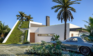 Spectaculaire, gloednieuwe designvilla met groendak te koop op de Golden Mile in Marbella 38786 