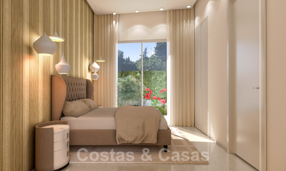 Moderne, luxueuze villa te koop in exclusieve beachside urbanisatie op de Golden Mile in Marbella 38796