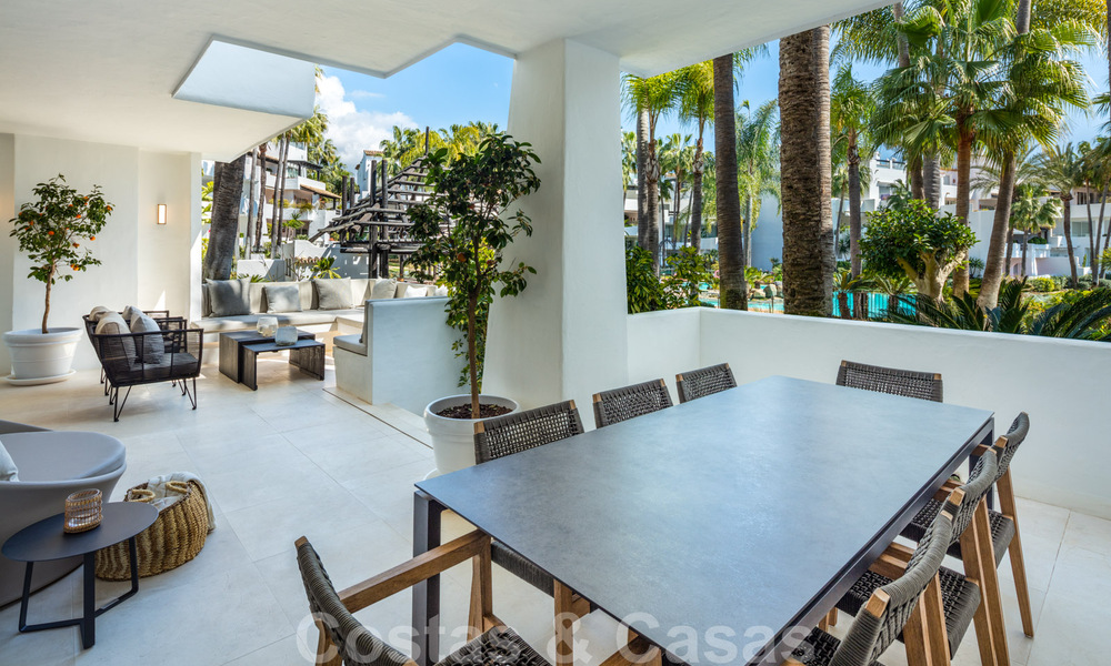 Luxueus gerenoveerd, hedendaags appartement met prachtig uitzicht op de tuin te koop in Puente Romano - Golden Mile, Marbella 38916