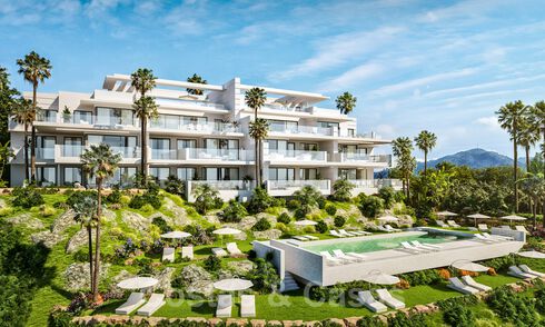 Nieuw op de markt! Moderne, eigentijdse luxe appartementen met zeezicht te koop, op korte rijafstand van het centrum van Marbella 38907