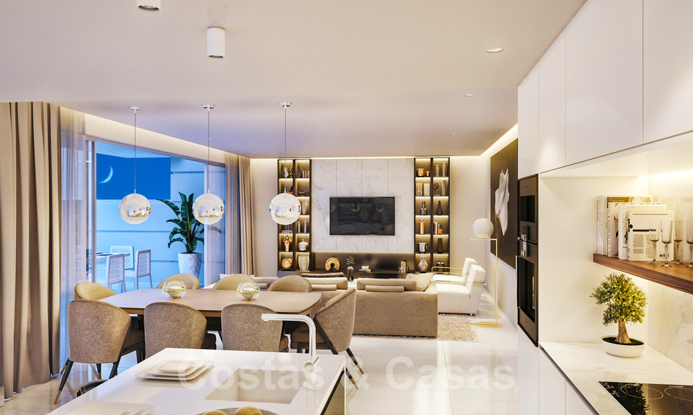 Moderne, eigentijdse luxe appartementen met zeezicht te koop, op korte rijafstand van het centrum van Marbella 38908