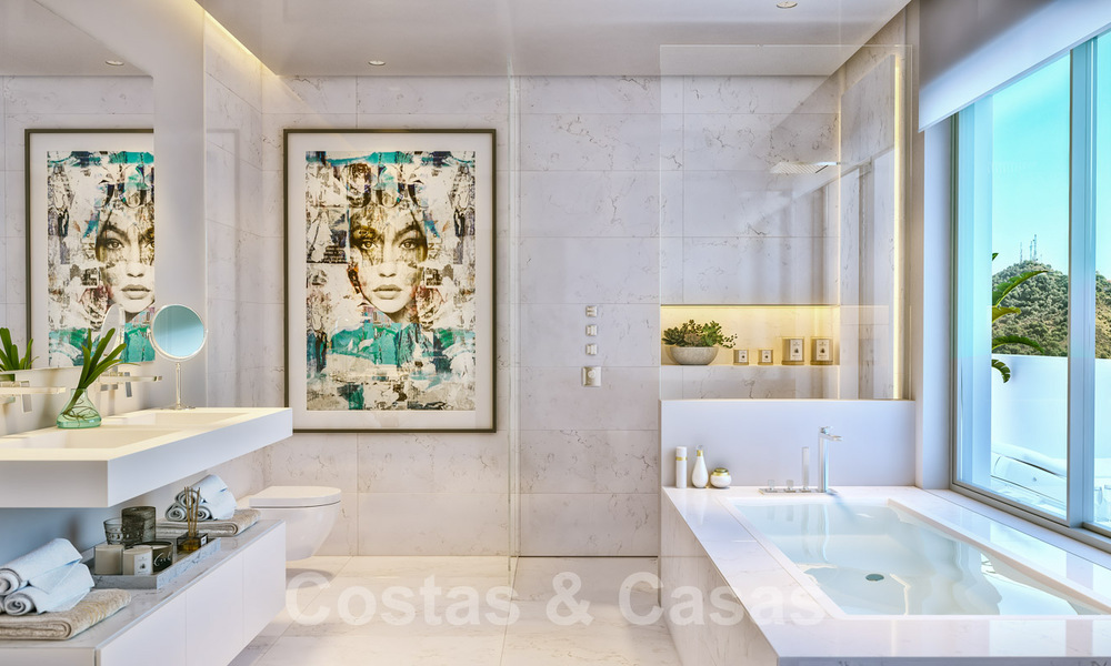 Moderne, eigentijdse luxe appartementen met zeezicht te koop, op korte rijafstand van het centrum van Marbella 38910