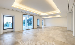 Majestueuze, hedendaagse, mediterrane luxevilla te koop met zeezicht in het exclusieve El Madroñal in Benahavis - Marbella 38849 