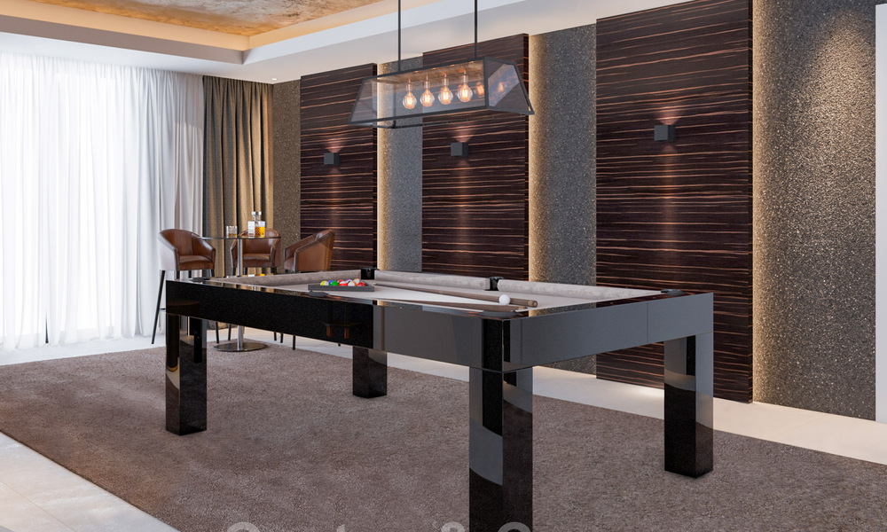 Majestueuze, hedendaagse, mediterrane luxevilla te koop met zeezicht in het exclusieve El Madroñal in Benahavis - Marbella 38860