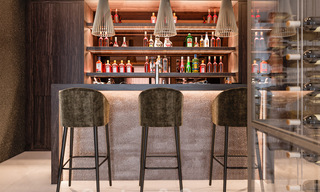 Majestueuze, hedendaagse, mediterrane luxevilla te koop met zeezicht in het exclusieve El Madroñal in Benahavis - Marbella 38863 