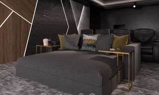 Majestueuze, hedendaagse, mediterrane luxevilla te koop met zeezicht in het exclusieve El Madroñal in Benahavis - Marbella 38865 