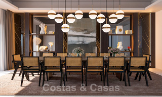 Majestueuze, hedendaagse, mediterrane luxevilla te koop met zeezicht in het exclusieve El Madroñal in Benahavis - Marbella 38869 