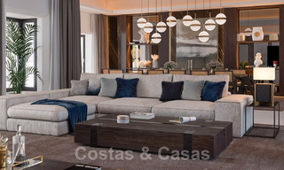 Majestueuze, hedendaagse, mediterrane luxevilla te koop met zeezicht in het exclusieve El Madroñal in Benahavis - Marbella 38872 