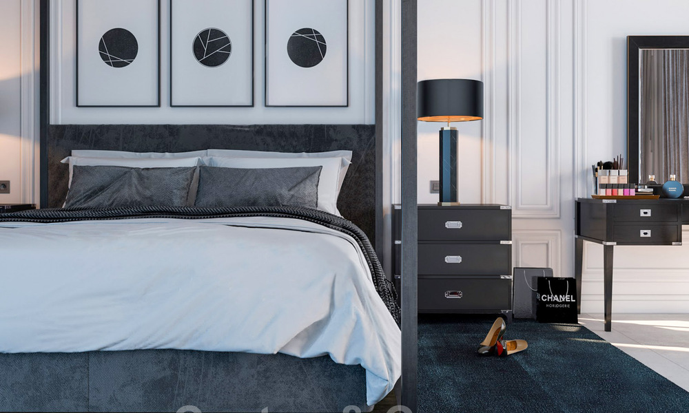 Majestueuze, hedendaagse, mediterrane luxevilla te koop met zeezicht in het exclusieve El Madroñal in Benahavis - Marbella 38873