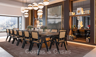 Majestueuze, hedendaagse, mediterrane luxevilla te koop met zeezicht in het exclusieve El Madroñal in Benahavis - Marbella 38887 
