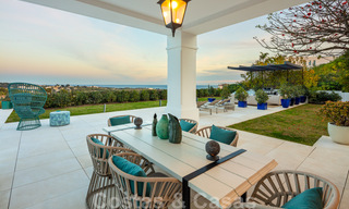 Prestigieuze, eigentijdse mediterrane villa te koop, eerstelijns golf in vijfsterren golfresort in Benahavis - Marbella 39041 