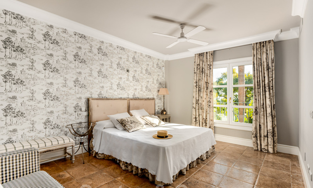 Luxevilla in sfeervolle, Mediterrane bouwstijl te koop met zeezicht in een vijfsterren golfresort in Benahavis - Marbella 39290