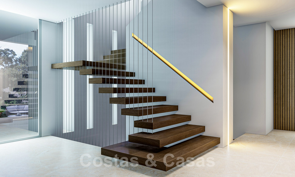 Modernistische Villa te koop, met zeezicht, omgeven door een prachtig, groen landschap in het exclusieve Cascada de Camojan, Golden Mile, Marbella 39636
