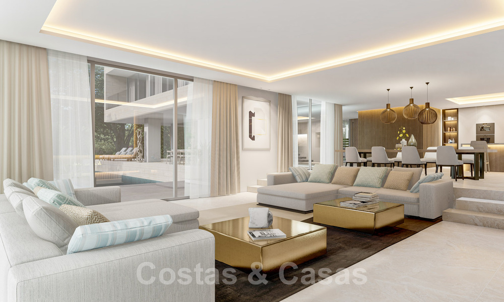 Modernistische Villa te koop, met zeezicht, omgeven door een prachtig, groen landschap in het exclusieve Cascada de Camojan, Golden Mile, Marbella 39637