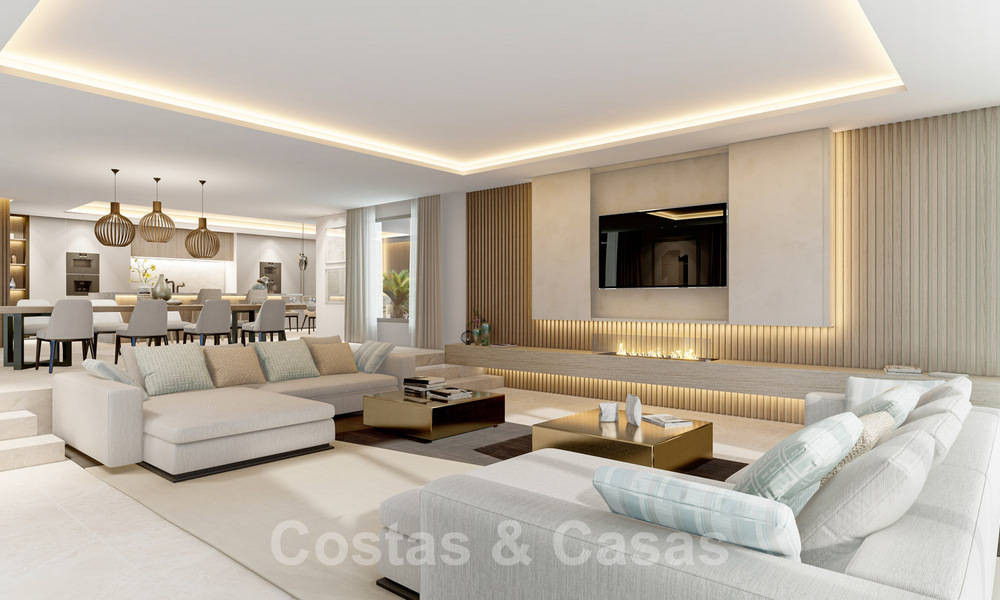 Modernistische Villa te koop, met zeezicht, omgeven door een prachtig, groen landschap in het exclusieve Cascada de Camojan, Golden Mile, Marbella 39638