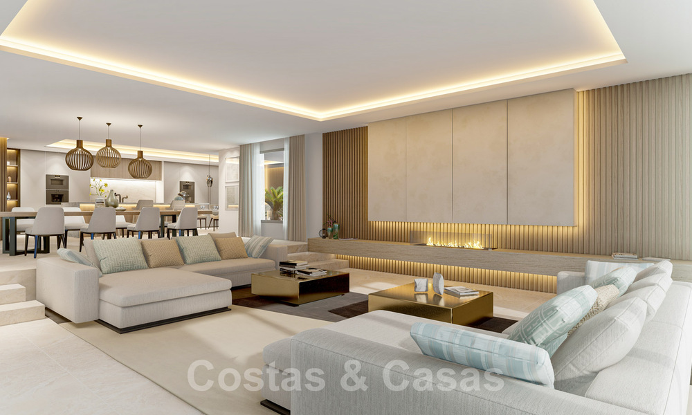 Modernistische Villa te koop, met zeezicht, omgeven door een prachtig, groen landschap in het exclusieve Cascada de Camojan, Golden Mile, Marbella 39644