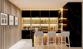 Modernistische Villa te koop, met zeezicht, omgeven door een prachtig, groen landschap in het exclusieve Cascada de Camojan, Golden Mile, Marbella 39656 