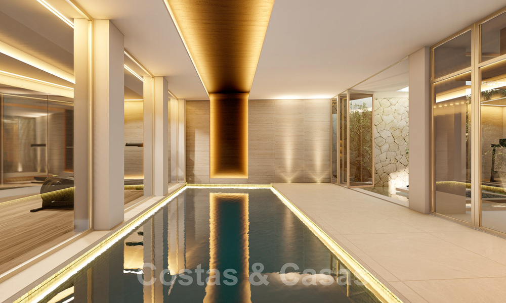 Modernistische Villa te koop, met zeezicht, omgeven door een prachtig, groen landschap in het exclusieve Cascada de Camojan, Golden Mile, Marbella 39659