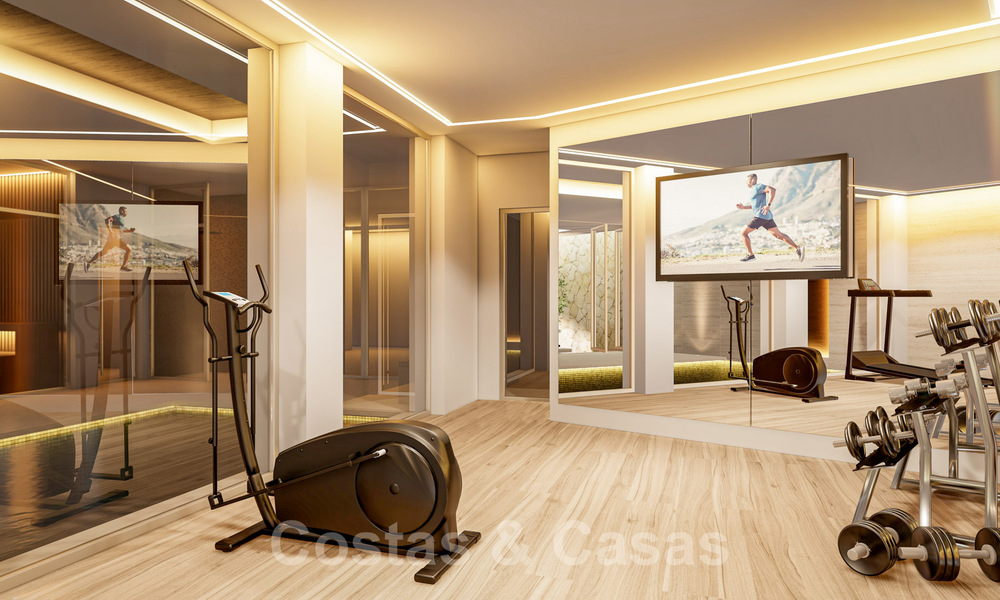 Modernistische Villa te koop, met zeezicht, omgeven door een prachtig, groen landschap in het exclusieve Cascada de Camojan, Golden Mile, Marbella 39662