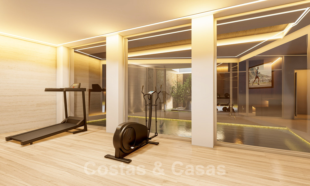 Modernistische Villa te koop, met zeezicht, omgeven door een prachtig, groen landschap in het exclusieve Cascada de Camojan, Golden Mile, Marbella 39663