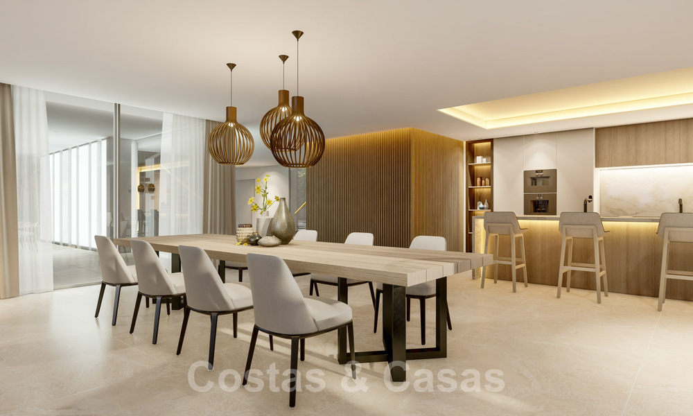 Modernistische Villa te koop, met zeezicht, omgeven door een prachtig, groen landschap in het exclusieve Cascada de Camojan, Golden Mile, Marbella 39666