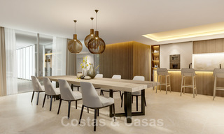 Modernistische Villa te koop, met zeezicht, omgeven door een prachtig, groen landschap in het exclusieve Cascada de Camojan, Golden Mile, Marbella 39666 