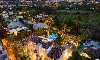 Gerenoveerde, riante luxevilla te koop in een Mediterrane stijl met een eigentijds design in Nueva Andalucia, Marbella 39601 