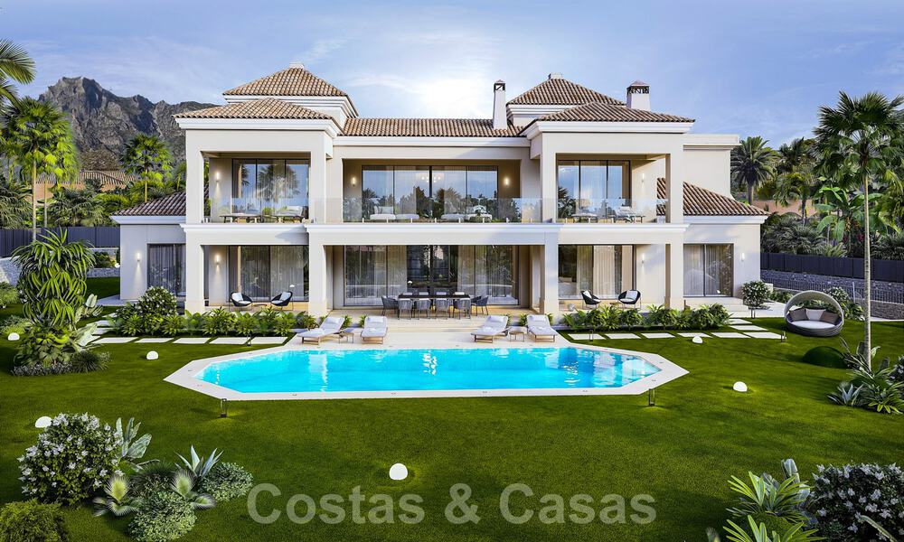 Nieuwe luxevilla te koop in een moderne Andalusische stijl met een elegant interieur design in Sierra Blanca, Marbella 39741