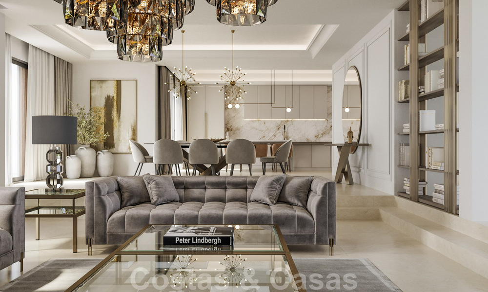 Nieuwe luxevilla te koop in een moderne Andalusische stijl met een elegant interieur design in Sierra Blanca, Marbella 39755