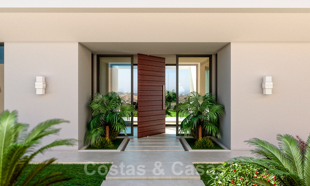 Modernistische villa te koop in het golfresort van Mijas met panoramisch zeezicht 39801