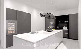 Luxueuze, nieuwbouw villa’s te koop aan de strandzijde met zeezicht in Marbella Oost 44082 