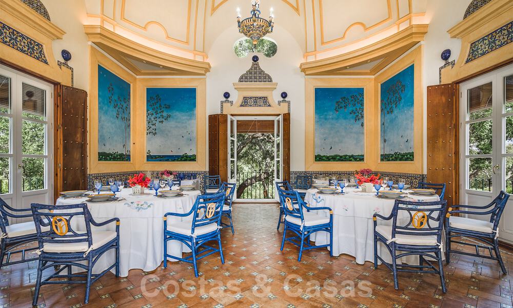 Adembenemend, stijlvol, andalusisch landgoed te koop op eerstelijns golf in Altos de Valderrama, Sotogrande 39966