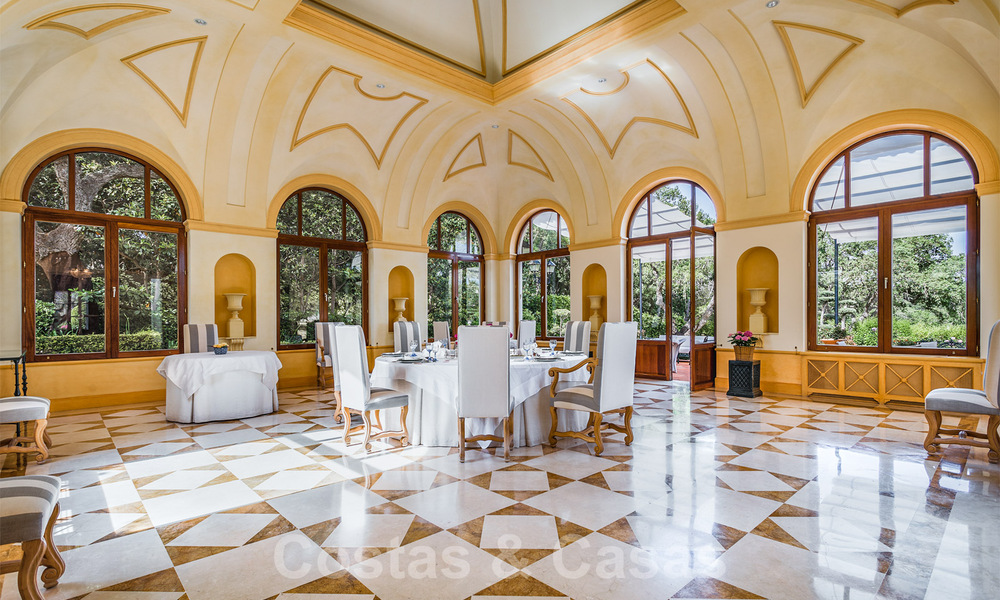 Adembenemend, stijlvol, andalusisch landgoed te koop op eerstelijns golf in Altos de Valderrama, Sotogrande 39967