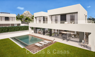 Moderne, eigentijdse nieuwbouwvilla´s te koop met zeezicht in het hart van de Golden Mile, Marbella 40345 