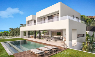 Moderne, eigentijdse nieuwbouwvilla´s te koop met zeezicht in het hart van de Golden Mile, Marbella 40346 