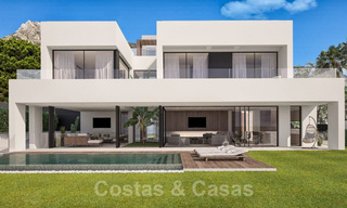 Moderne, eigentijdse nieuwbouwvilla´s te koop met zeezicht in het hart van de Golden Mile, Marbella 40348 