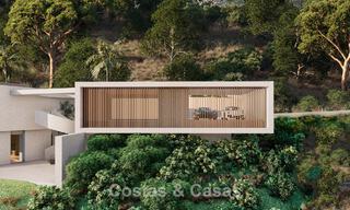 Moderne villa te koop in een natuurlijke omgeving, met panoramisch uitzicht op de vallei en de zee, in een gated resort in Benahavis - Marbella 778063 