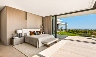 Royale, moderne villa te koop met spectaculair open zeezicht in een gated community in Benahavis - Marbella 40687 