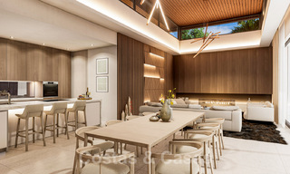 Bouwgrond+project voor luxevilla te koop, met uitzicht op het berglandschap en golf in de vallei van Nueva Andalucia, Marbella 41193 