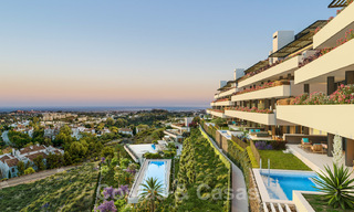 Nieuwe, moderne, luxe appartementen te koop met panoramisch zeezicht in Marbella - Benahavis 41177 