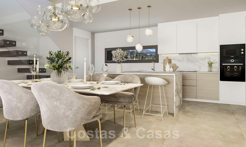 Nieuwe, moderne, luxe appartementen te koop met panoramisch zeezicht in Marbella - Benahavis 41180
