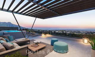 Nieuwe, moderne, luxe appartementen te koop met panoramisch zeezicht in Marbella - Benahavis 41203 