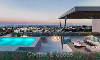Nieuwe, moderne, luxe appartementen te koop met panoramisch zeezicht in Marbella - Benahavis 41204 