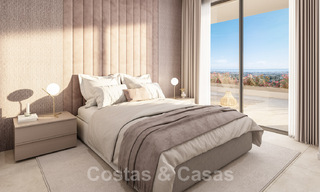 Nieuwe, moderne, luxe appartementen te koop met panoramisch zeezicht in Marbella - Benahavis 41207 