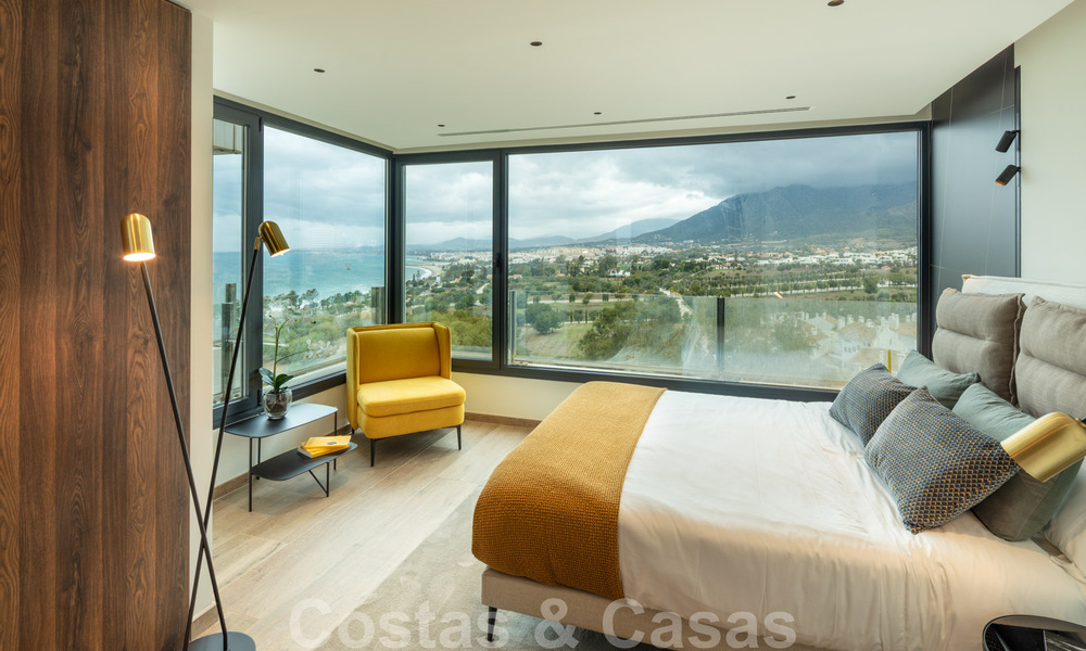 Eigentijds, modern, luxe appartement te koop met panoramisch zeezicht in Rio Real, Marbella 41281