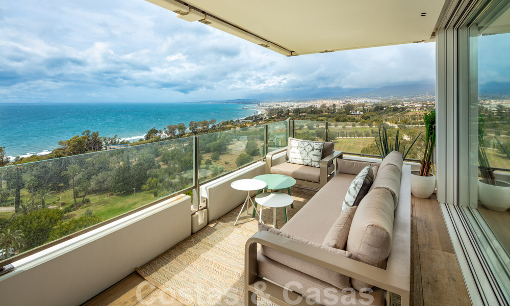 Eigentijds, modern, luxe appartement te koop met panoramisch zeezicht in Rio Real, Marbella 41294