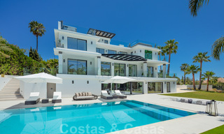 Eigentijdse luxevilla te koop, met panoramisch zicht op zee en de berg La Concha, op de Golden Mile van Marbella 41330 
